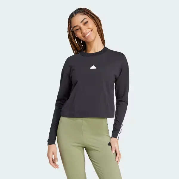 Adidas Women's Future Icons 3-Stripes Long Sleeve T-Shirt