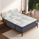 Queen Mattress, DIGLANT 14inch Hybrid Mattress Soft Plush Supportive Memory Foam with Individual Pocket Springs Mattress for Pressure Relief, Queen