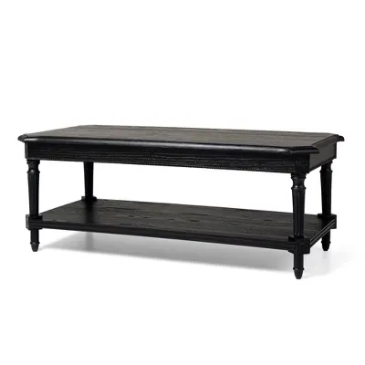 Maven Lane Pullman Traditional Square Wooden Coffee Table