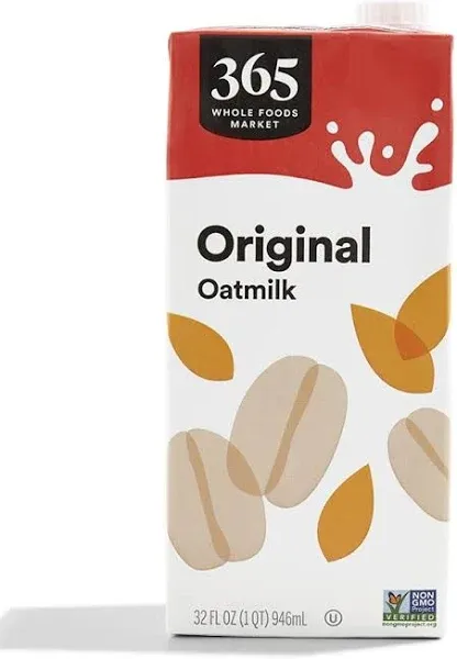 365 Whole Foods Market Original Oatmilk, 32 Fl Oz; Brand New, Fast Free Shipping