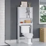 RiverRidge Brookfield Over the Toilet Bathroom Spacesaver Wall Medicine Storage Cabinet - White