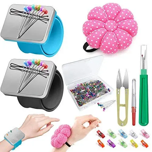 ICNOW 216 Pcs Sewing Pin Cushion Kit