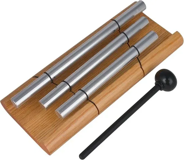 *1-Pack* Woodstock Chimes Zenergy Trio With 3 Aluminum Rods 7.5&#034; Zenergy3 New