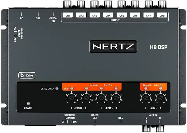 Hertz H8 DSP 8-Channel Digital Interface Processor With control panel