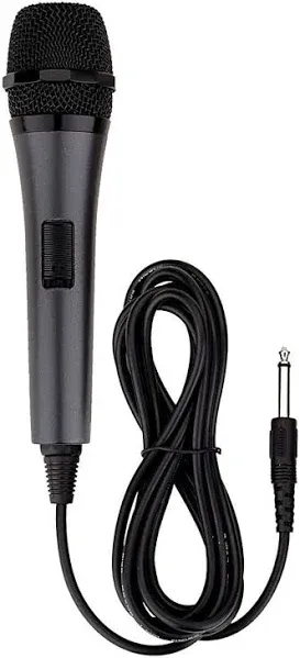 Wired Microphone for Karaoke, (Black) - Unidirectional Dynamic Vocal Microphone 