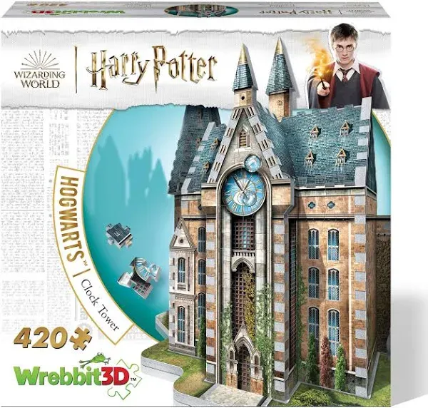 Harry Potter Hogwarts Clock Tower 420-Piece 3D Puzzle