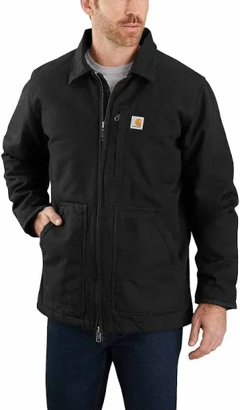 Carhartt Men's Washed Duck Sherpa Lined Coat