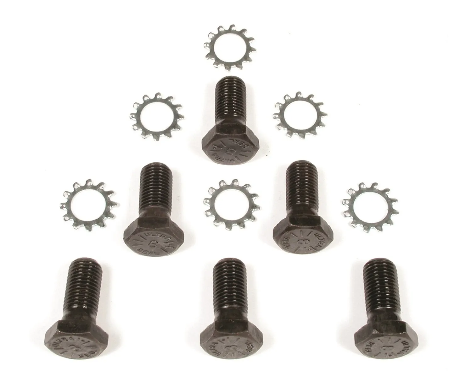 912 Mr. Gasket Flywheel Bolts - Chevrolet Small &amp; Big Block, 90 Degree V6 and