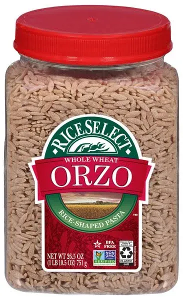 RiceSelect Orzo Whole Wheat Pasta