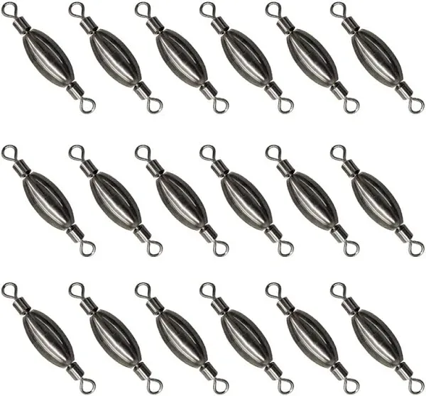 Quick Set Up Brass Fishing Sinker with Inner Swivel (Mixed-34pcs)