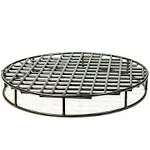 Walden Backyards Round Fire Pit Grate - High Temperature Heavy Duty Steel Above Ground Firegrate for Outdoor Pits and Campfire - 24"