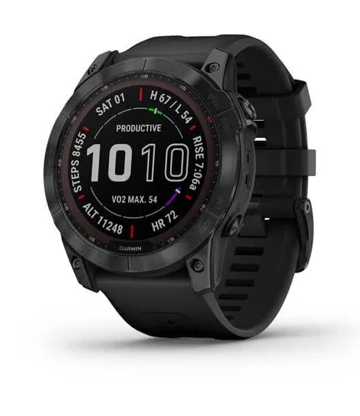 Garmin Fenix 7X Sapphire Solar - Black