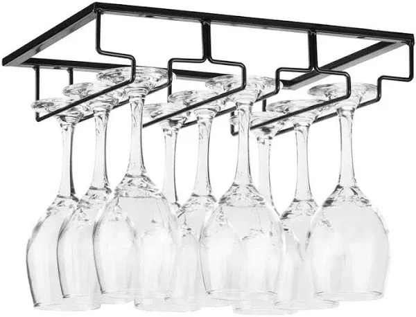 Under Cabinet Wine Glass Rack