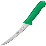 Winco (KWP-60G) 6" Curved Boning Knife with Green Handle