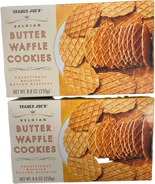 Trader Joe's Belgian Butter Waffle Cookies