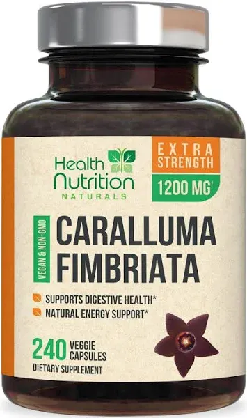 Caralluma Fimbriata Extract 1200mg - Maximum Strength Natural Caralluma Fimbr...