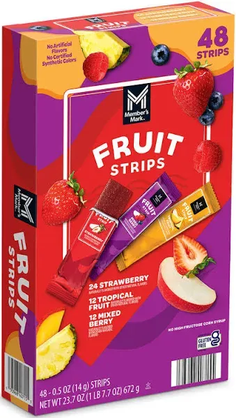 Member's Mark Fruit Strips, 48 ct. - Sam's Club