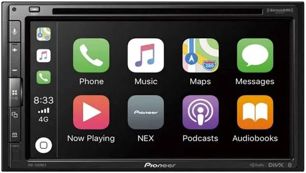 Pioneer AVH-2550NEX Multimedia Receiver Apple CarPlay Free License Plate Camera