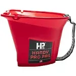 Handy Paint Pro Pail, Holds 1/2 Gallon of Paint or Stain, Accommodates up to a 6 1/2 inch Mini-Roller and 3 inch Brush