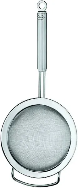 Rösle Stainless Steel Round Handle Kitchen Strainer, Fine Mesh, 7.9 Inch