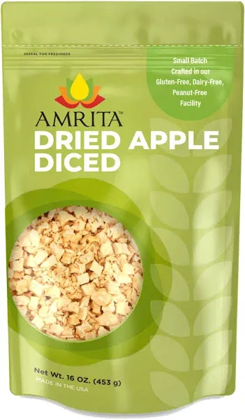 Amrita Superfood Pantry Essentials - Dried Diced Apples