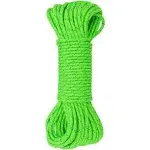 6mm Accessory Cord Rope Double Braid CE/UIAA (Green, 50ft)