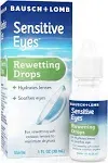 Bausch + Lomb Rewetting Drops, Sensitive Eyes - 1 fl oz