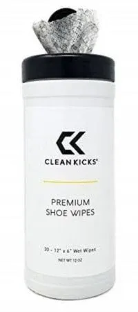 CleanKicks Shoe Cleaner Wipes - Removes Scuffs and Dirt Buildup - 30 Count