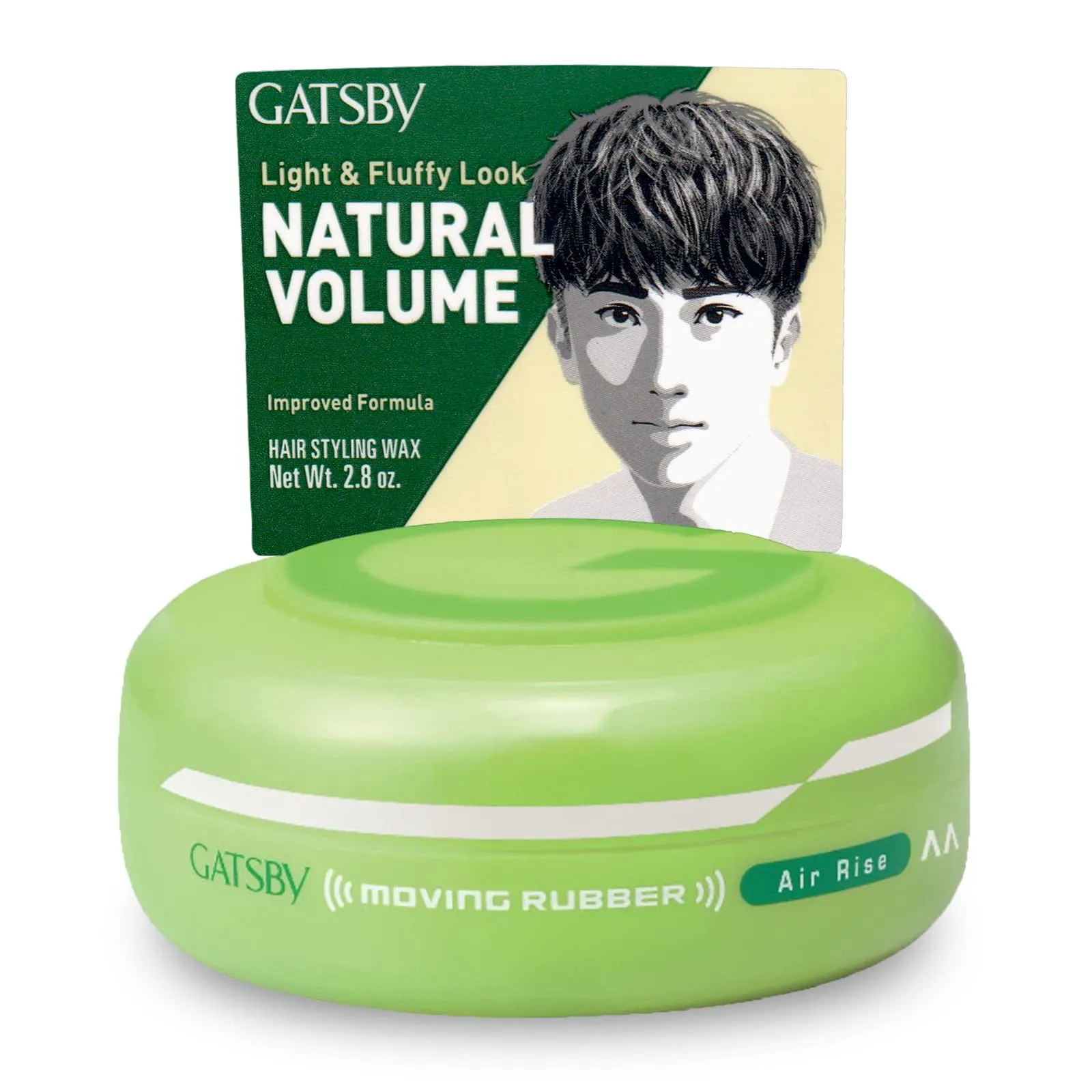 GATSBY MOVING RUBBER AIR RISE Hair Wax 80g/2.8oz