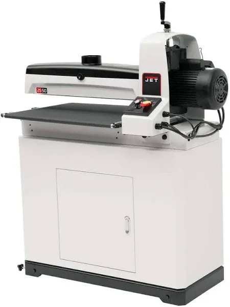 JET 25-Inch Drum Sander with Closed Stand, 10 FPM, 1Ph 115V (JWDS-2550)