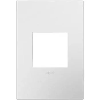 Legrand Adorne AWP1G2WH6 1 Gang Wall Plate 6 Pack Glossy White