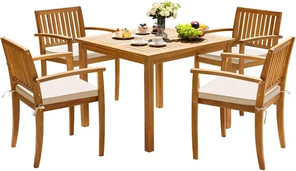 Greesum 5 Piece Patio Dining Set