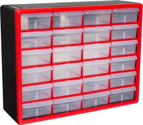 Akro-Mils 24-Drawer Plastic Storage Cabinet