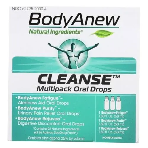 MediNatura Bodyanew Cleanse Multipack Oral Drops 1 Kit