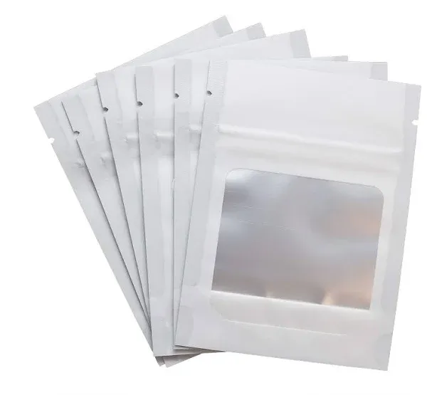 Hanser Smell Proof Odorless Mylar Resealable Foil Pouch Bags