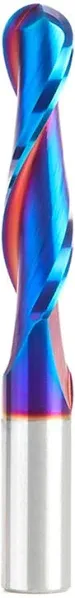 Amana Tool 46384 Solid Carbide Up-Cut Ball Nose Spiral