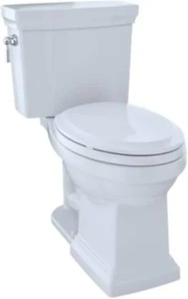 TOTO Promenade II Two-Piece Elongated 1.28 GPF Universal Height Toilet with CEFIONTECT CST404CEFG#