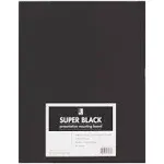 Super Black Presentation and Mounting Board - 20" x 30", 14 ply, Black