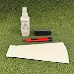 Golf Grip Kit - (15x) Tape Strips, 4oz Solvent, Vise Clamp, Hook Blade