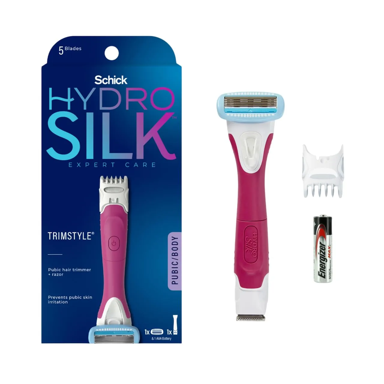 Schick Hydro Silk Trimstyle Hydrating Razor & Bikini Trimmer (3.1 oz)