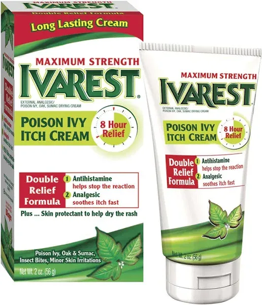 Blistex Ivarest Anti-Itch Cream, Maximum Strength, Medicated, 2 Oz