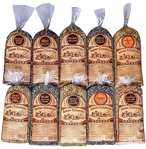 Amish Country Popcorn Variety Gift Set Bundle