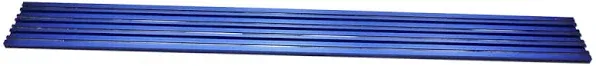 VIM Tools MRD20B Blue 20" Double Wide Magrail, 4 Rows of Magnets, 3"T" Slots, No Studs