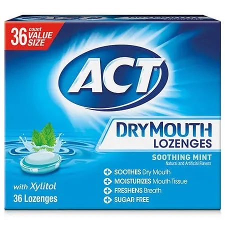 Act Dry Mouth Lozenges Mint