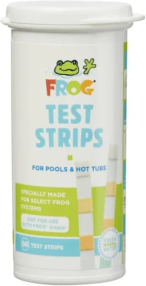 Frog Test Strips For Pools &amp; Hot Tubs - 50 Count