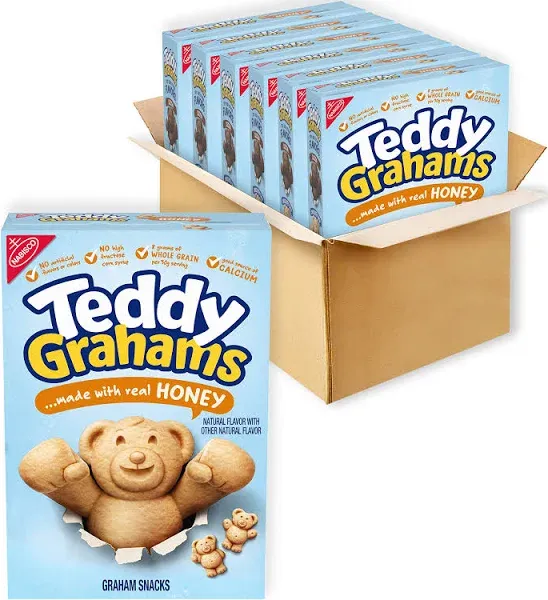 Teddy Grahams Honey Graham Snacks - 8 Oz