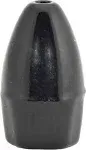 Strike King Tour Grade Tungsten Bullet Weight Sinker - Black, 3/4oz