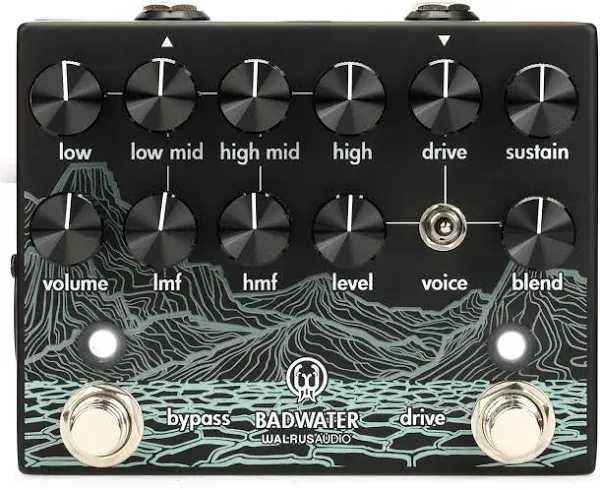 Walrus Audio Badwater Bass Pre-Amp and D.I.