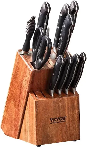 VEVOR 15 Slots Knife Storage Block