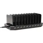 Tripp Lite 10 Port USB Charging Station with Adjustable Storage